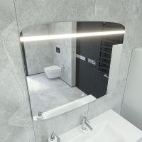 Зеркало Caprigo Софт 100 2062H с подсветкой с инфракрасным выключателем и подогревом — фото 1, Зеркала в ванную комнату