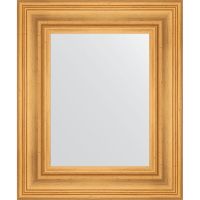 Зеркало Evoform Definite 59х49 BY 3027 в багетной раме - Травленое золото 99 мм — фото 1, Мебель для ванной