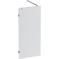 Душевая перегородка AM.PM X-Joy 90 W94WI-90-F1-MTE профиль Хром матовый стекло прозрачное — фото 1, Душевые перегородки