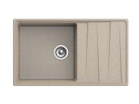 Кухонная мойка GranFest Level GF-LV-860L Песочная — фото 2, Кухонные мойки