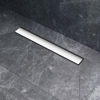 Душевой лоток AM.PM MasterFlow 50 W01SC-U11-050-04SB с решеткой Хром матовый / под плитку Tile — фото 7, Душевые лотки