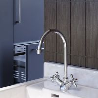 Смеситель для кухни Damixa Retro 230000000 Хром — фото 2, Смесители