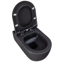 Товар: Унитаз Allen Brau Priority 4.31001.AN подвесной Антрацит без сиденья - фото 18 Унитаз Allen Brau Priority 4.31001.AN подвесной Антрацит без сиденья — фото 18, Подвесные унитазы