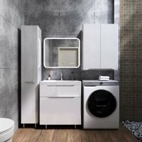 Товар: Тумба под раковину Style Line Марелла 70 Люкс Plus СС-00002399 Белый глянец антискрейтч - фото 4 Тумба под раковину Style Line Марелла 70 Люкс Plus СС-00002399 Белый глянец антискрейтч — фото 4, Мебель для ванной