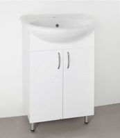 Тумба под раковину Style Line Эко Фьюжн 9 Уют 55 Белый глянец арт-ЛС-00000073 — фото 7, Тумбы под раковину