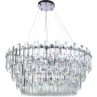 Люстра Divinare Bellatrix 3510/02 SP-18 Прозрачная Хром — фото 1, Люстры