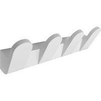 Вешалка для полотенец Altasan Лотос ЛТ20БМ Белая матовая — фото 1, Крючки для полотенец