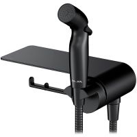 Гигиенический душ со смесителем AM.PM Func F0H8F922 Черный матовый — фото 1, Душевое оборудование. Душевая программа