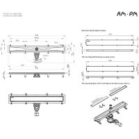 Товар: Душевой лоток AM.PM MasterFlow 90 W01SC-U11-090-04SB с решеткой Хром матовый / под плитку Tile - фото 29 Душевой лоток AM.PM MasterFlow 90 W01SC-U11-090-04SB с решеткой Хром матовый / под плитку Tile — фото 29, Душевые лотки