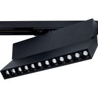 Трековый светильник Artelamp Flash A4572PL-1BK Черный — фото 1, Трековые светильники