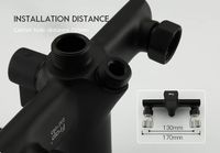 Смеситель для ванны Frap H67-6 F2267-6 универсальный Черный матовый — фото 4, Смеситель для ванны