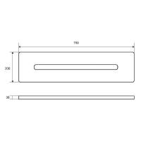 Товар: Полка для ванны Excellent Level WAPO.LEVEL-SZARY Серая - фото 3 Полка для ванны Excellent Level WAPO.LEVEL-SZARY Серая — фото 3, Полки для ванной и душа