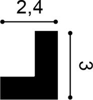 Молдинг Orac Decor PX164 2000x24x30 мм — фото 4, Молдинги