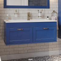 Товар: Тумба под раковину Sanflor Ванесса 105 С0002144 подвесная Индиго - фото 2 Тумба под раковину Sanflor Ванесса 105 С0002144 подвесная Индиго — фото 2, Тумбы под раковину