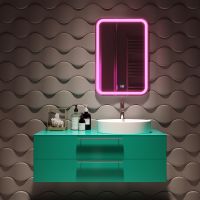 Товар: Зеркало Silver Mirrors Malta-RGB 55 LED-00002511 с подсветкой с сенсорным выключателем и диммером - фото 36 Зеркало Silver Mirrors Malta-RGB 55 LED-00002511 с подсветкой с сенсорным выключателем и диммером — фото 36, Мебель для ванной