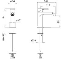 Смеситель для биде Migliore Tenesi 25418 Хром — фото 2, Смесители