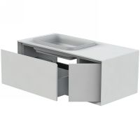 Товар: Тумба под раковину Astra Form Фрейм 110 03330014 подвесная Белая - фото 1 Тумба под раковину Astra Form Фрейм 110 03330014 подвесная Белая — фото 1, Мебель для ванной