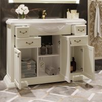 Тумба под раковину Opadiris Риспекто 105 Z0000006705 Слоновая кость ручки Бронза — фото 2, Мебель для ванной