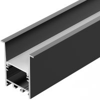 Профиль алюминиевый Arlight Comfort 031766 встраиваемый Черный — фото 1, Профили для светодиодных лент