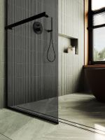 Товар: Душевая перегородка Maybah Glass MGD-723-6у 690x1950 в узком профиле Черный стекло графитовое - фото 6 Душевая перегородка Maybah Glass MGD-723-6у 690x1950 в узком профиле Черный стекло графитовое — фото 6, Душевые перегородки