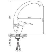 Смеситель для кухни Gappo G36 G4136 Хром — фото 13, Смесители для кухни