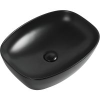 Раковина-чаша Aquanet Fine-1-MB 50 273682 Черная матовая — фото 1, Раковины накладные