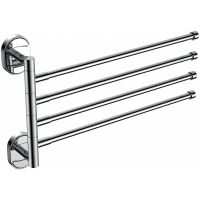 Полотенцедержатель CeramaLux Valencia 88114-4 поворотный Хром — фото 1, Полотенцедержатели