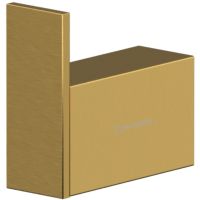 Крючок Whitecross Cubo gold brushed CU2410GLB Брашированное золото — фото 1, Крючки для полотенец