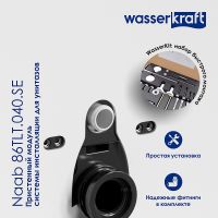 Инсталляция WasserKRAFT Naab 86TLT.040.SE.WH для унитаза Белая — фото 4, Инсталляции для унитазов