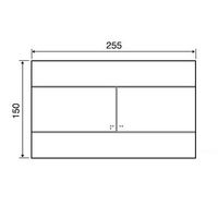 Клавиша смыва Ideal Standard Slim VV659055 Черная — фото 2, Кнопки смыва