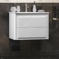 Товар: Тумба под раковину Opadiris Луиджи 70 00-00005952 подвесная Белая матовая - фото 2 Тумба под раковину Opadiris Луиджи 70 00-00005952 подвесная Белая матовая — фото 2, Мебель для ванной