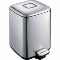 Ведро для мусора Boheme Q 10948-C Нержавеющая сталь — фото 1, Мусорные ведра
