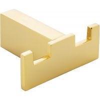 Двойной крючок Migliore Kvant 30239 Золото — фото 1, Крючки для полотенец