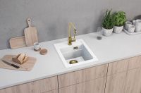 Товар: Кухонная мойка Alveus Granital Atrox 10 Arctic G11 400x500 1139079 Белая - фото 2 Кухонная мойка Alveus Granital Atrox 10 Arctic G11 400x500 1139079 Белая — фото 2, Кухонные мойки