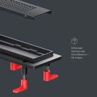 Товар: Душевой лоток AM.PM PrimeFlow 60 W02SC-P11-060-01BM с Черной матовой решеткой Cut Gradient - фото 14 Душевой лоток AM.PM PrimeFlow 60 W02SC-P11-060-01BM с Черной матовой решеткой Cut Gradient — фото 14, Душевые лотки