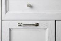 Тумба под раковину ASB-Woodline Гранда 85 11487 Белая с патиной Серебро — фото 6, Мебель для ванной