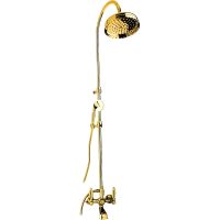 Душевая система Cezares First-CVD-03/24-M Золото 24 карат — фото 1, Душевые стойки