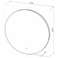 Товар: Зеркало Континент Ajour D 1000 ЗЛП2093 с подсветкой с бесконтактным выключателем - фото 10 Зеркало Континент Ajour D 1000 ЗЛП2093 с подсветкой с бесконтактным выключателем — фото 10, Зеркала в ванную комнату