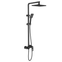 Душевая система Timo Briana SX-7130/03 Черный — фото 1, Душевые стойки