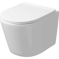 Унитаз Grossman Tornado GR-4477SQ подвесной с сиденьем Микролифт — фото 1, Унитазы