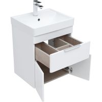 Товар: Тумба под раковину Aquanet Ирис new 50 310147 подвесная Белый глянец - фото 10 Тумба под раковину Aquanet Ирис new 50 310147 подвесная Белый глянец — фото 10, Мебель для ванной