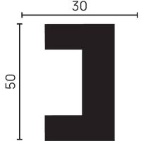 Товар: Молдинг Decor-Dizayn 2000x50x30 мм арт-DD613 - фото 4 Молдинг Decor-Dizayn 2000x50x30 мм арт-DD613 — фото 4, Молдинги