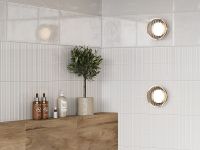 Керамическая плитка Gracia Ceramica Simply white 01 10100001522 настенная 25х60 — фото 2, Керамическая плитка