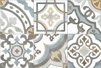 Керамическая плитка GlobalTile Emotion пэчворк настенная 27х40 см арт-9EM0139TG — фото 2, Керамическая плитка