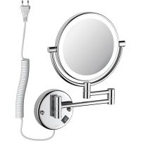 Косметическое зеркало Aquatek AQ4915CR с подсветкой Хром — фото 1, Аксессуары для ванной