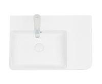 Товар: Раковина WeltWasser Elbach 2223 L 60 10000004573 Белый глянец - фото 2 Раковина WeltWasser Elbach 2223 L 60 10000004573 Белый глянец — фото 2, Раковины накладные