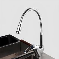 Смеситель для кухни Frap F4303-1 Хром — фото 3, Смесители для кухни