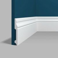 Плинтус Перфект P50 2000x126x16 мм — фото 1, Плинтуса напольные