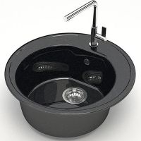 Товар: Кухонная мойка Bergg Z3 B003Q004 Черная - фото 2 Кухонная мойка Bergg Z3 B003Q004 Черная — фото 2, Кухонные мойки