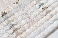 Обои Артекс Сорренто 10843-06 Винил на флизелине (1,06*10,05) Белый/Бежевый, Дамаск — фото 8, Обои для стен